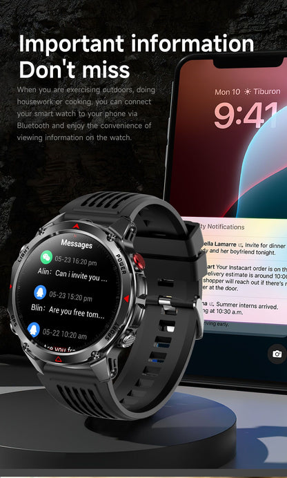 2025 Novo Smartwatch Profissional GPS Esportivo ao Ar Livre Corrida Rastreamento GPS Natação Bússola Altímetro 3ATM Pulseiras Esportivas Masculino