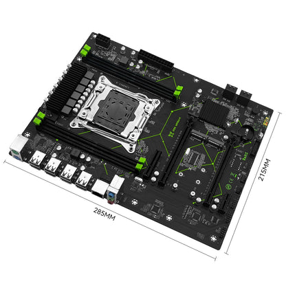 Placa-mãe MACHINIST X99 combo opcional Xeon E5 2660 V3 LGA 2011-3 CPU e Kit de Memória RAM DDR4 16GB Dual-channel NVME M.2 MR9A-H