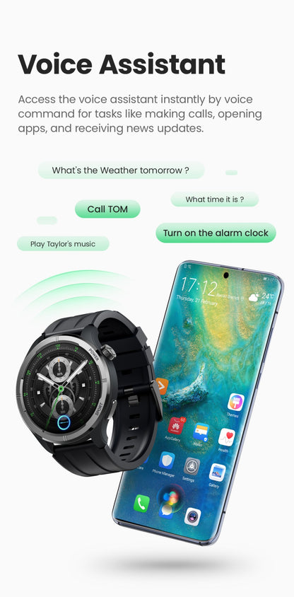 Smartwatch HAYLOU Solar Neo Tela HD de 1.53'' Monitoramento de Saúde 24H Chamada Bluetooth Smartwatch Masculino Feminino Relógios Esportivos Inteligentes