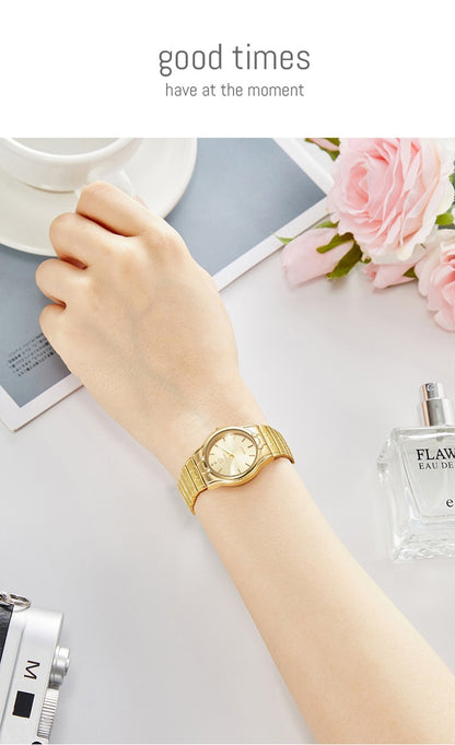 LIEBIG Fashion Quartz Wristwatch Women Men Luxury Full Steel 3Bar Waterproof Watches For Female Ladies Clock Relógio Feminino