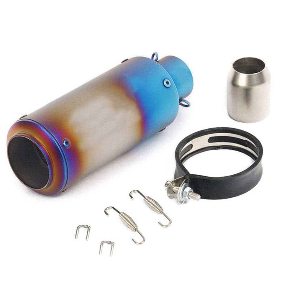 motorcycle exhaust inox muffler carbon fiber exhaust Universal 51/60mm with DB Killer for z900 R3 R25 MT07 MT09 R1 Z400 Z650