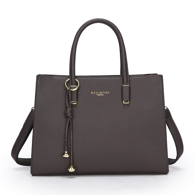 Genuine Brand Top Quality Pu Leather Handbag Women's Tote Messenger Sac Designer Large Capacity 3 Levels Shoulder Crossbody Bags