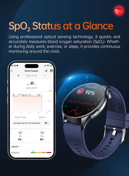 XIAOMI 704505 Novo Smartwatch ECG+PPG Preciso Ácido Úrico Lipídios Pressão Análise Corporal Smartwatch Masculino Chamada BT NFC