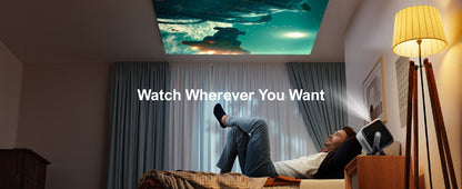 ULTIMEA 1080P Full HD Projector 4k Portable with 90° Gimbal Smart Android 11.0 5G WiFi Bluetooth Home Theater Projectors