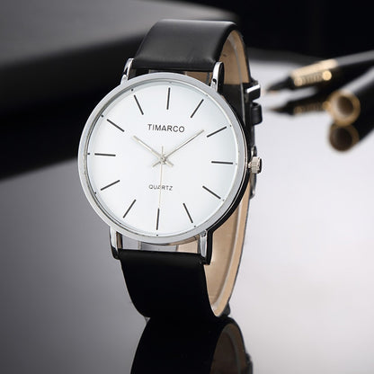 Women's Watches Simple Style Watch Fashion Metal Round Dial Analog Quartz Watch for Men Women Minimalist Watch Quartz Clock