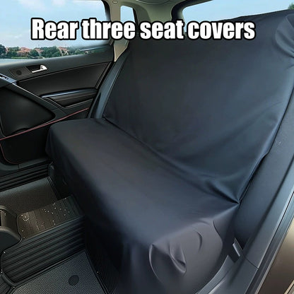 Universal Black Car Car Seat Cover Front Rear Polyester Waterproof Anti-Fouling Protective Interior Supplies High Quality