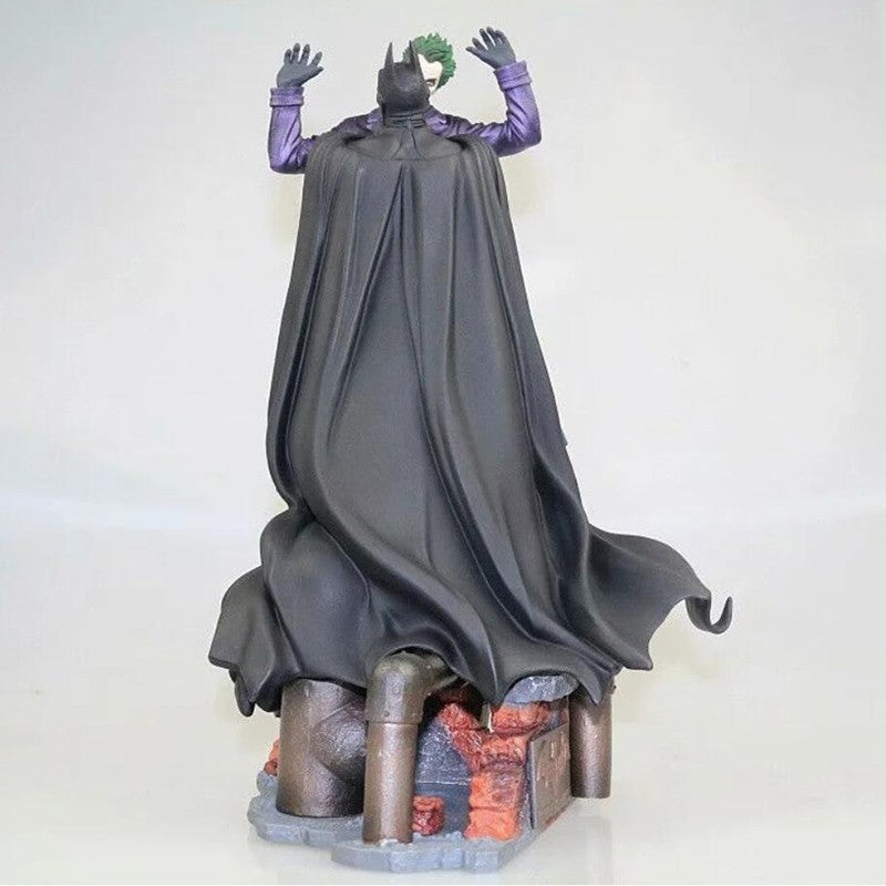 Boneco Articulado Batman VS Coringa Coleção Arkham Brinquedos Modelo Quadrinhos Anime Bruce Wayne Coringa Estatueta Com Base Estátua Grande