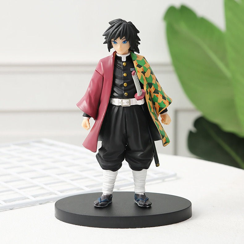 Demon Slayer Blade Nezuko Kamado Tanjiro Agatsuma Zenitsu Tomioka Giyuu Kochou Shinobu Hashibira Inosuke figure model ornament
