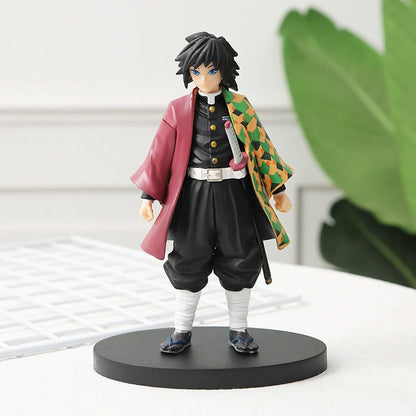 Demon Slayer Blade Nezuko Kamado Tanjiro Agatsuma Zenitsu Tomioka Giyuu Kochou Shinobu Hashibira Inosuke figure model ornament