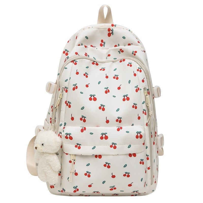 Mochila Bonitinha para Meninas Moda Bolsa Escolar Grande Capacidade Bolsa Escolar para Estudantes Bolsa de Armazenamento de Viagem Portátil para Crianças Bolsa de Praia