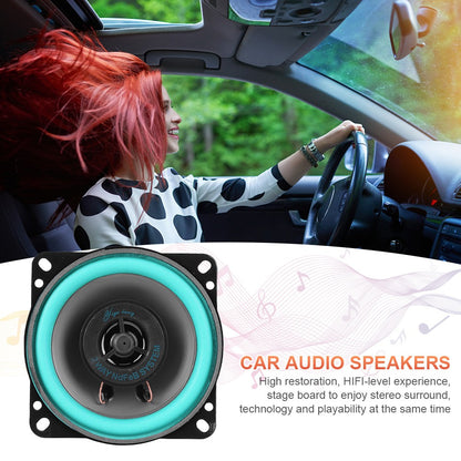 Alto-falante Automotivo Universal de 4/5/6 polegadas 100W/160W HiFi Coaxial Subwoofer Sensibilidade 92dB Áudio Automotivo Música Estéreo Subwoofer Automotivo Estéreo