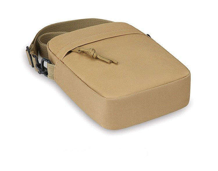 Simple Solid-Color Men's Mini Crossbody Bag - Lightweight and Stylish Ideal for Casual Use and Carrying Phones