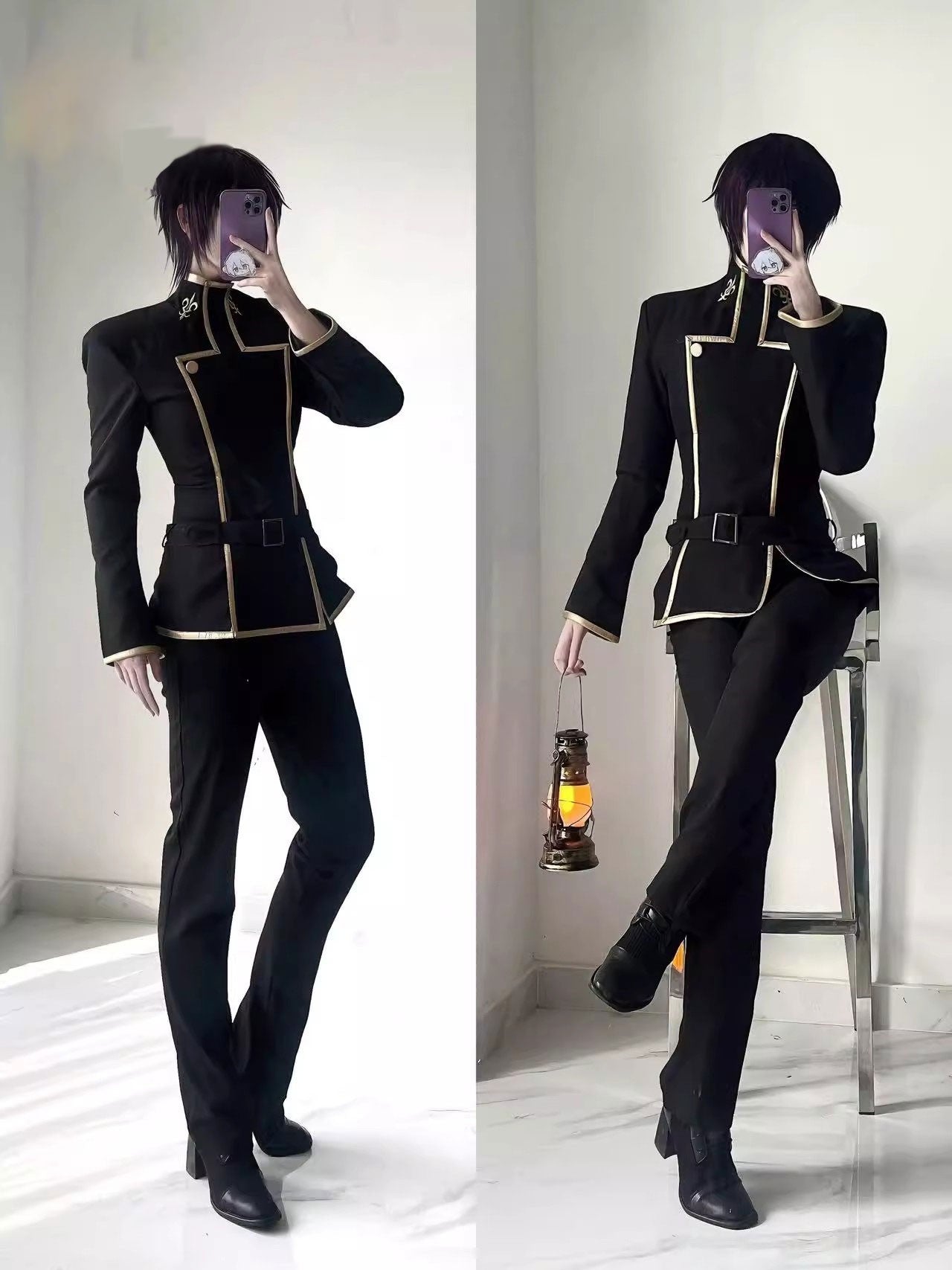Lelouch Lamperouge Cosplay Costume CODE GEASS Lelouch of The Rebellion Suit Handsome Uniform Halloween Carnival Fancy Outfits