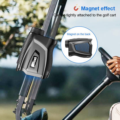 Telêmetro a laser multifuncional Nohawk para golfe com telemetria de inclinação e trava de bandeira para caça, construção, monocular