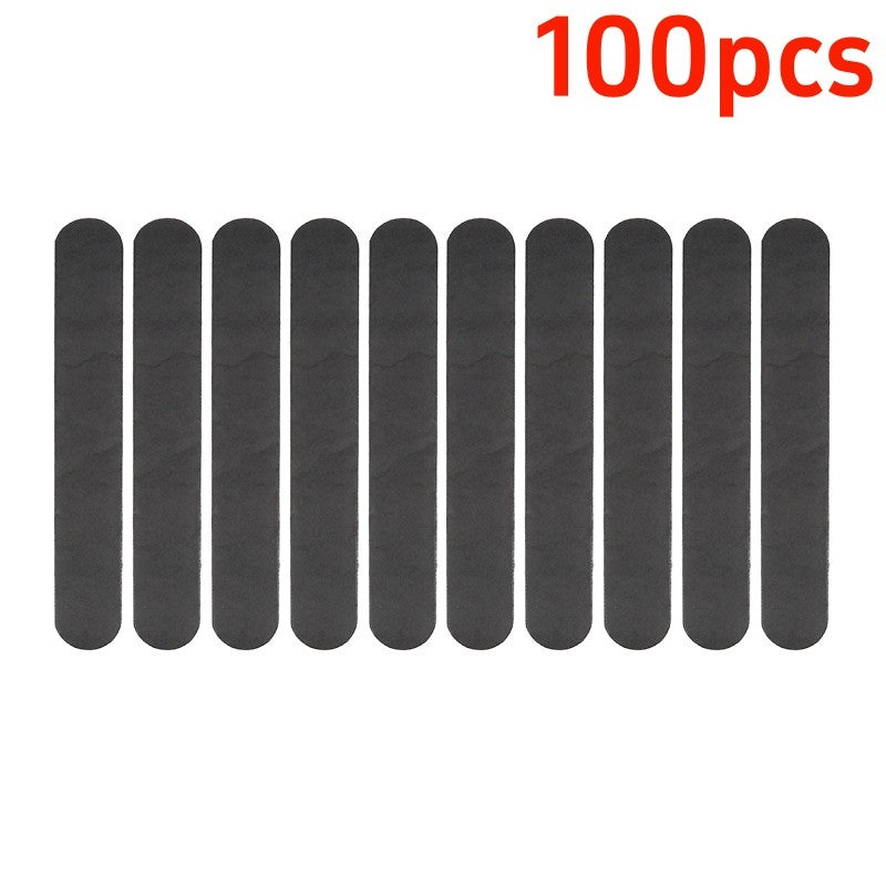 10/100pcs Hat Sweat Absorber Stickers Women Men Cotton Anti-dirt Sports Belt Cap Rim Invisible White Tape Hat Reducer Liner Pad