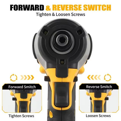 Parafusadeira elétrica recarregável sem fio Dewalt DCF850 20V/60V, bateria elétrica de lítio, ferramentas elétricas, alto torque original