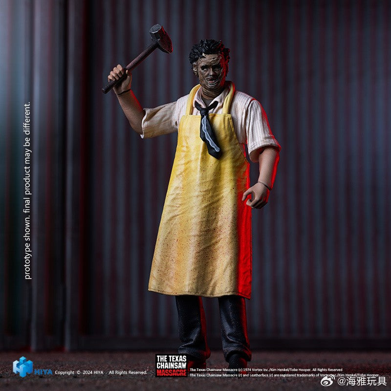 1/18 HIYA Action Figure Exquisite Mini Series Texas Chainsaw Massacre 1974 Leather Face - Killing Mask Standard Ver.