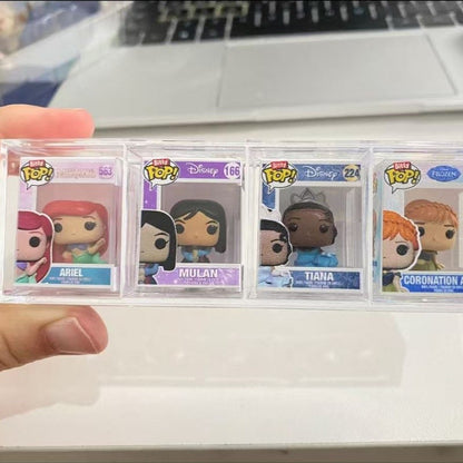 Funko Bitty Pop Disney Cinderella Snow White Princess Blind Box 4 Pack Mini Action Figure Collect Limited Model Toys Girl Gifts