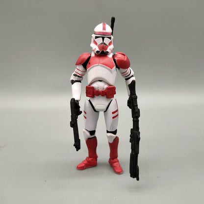 Star Wars Legacy Collection Shocker Trooper Red White Clone Trooper 3.75" Loose Action Figure