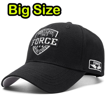 Boné de Beisebol Masculino Tamanho Grande para Cabeças Grandes Algodão Ajustável Boné Snapback 56-60CM 60-65CM Boné de Beisebol Unissex Nova York