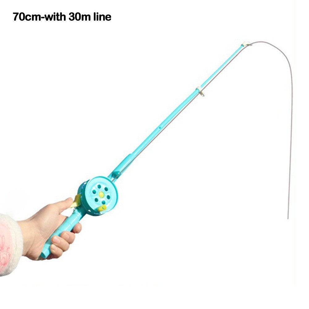 Varas de pesca retráteis para gelo 2024 Varas de pesca giratórias de inverno para pesca no gelo 35/40/75/80cm Varões de pesca de gelo para crianças Pesca de inverno no gelo