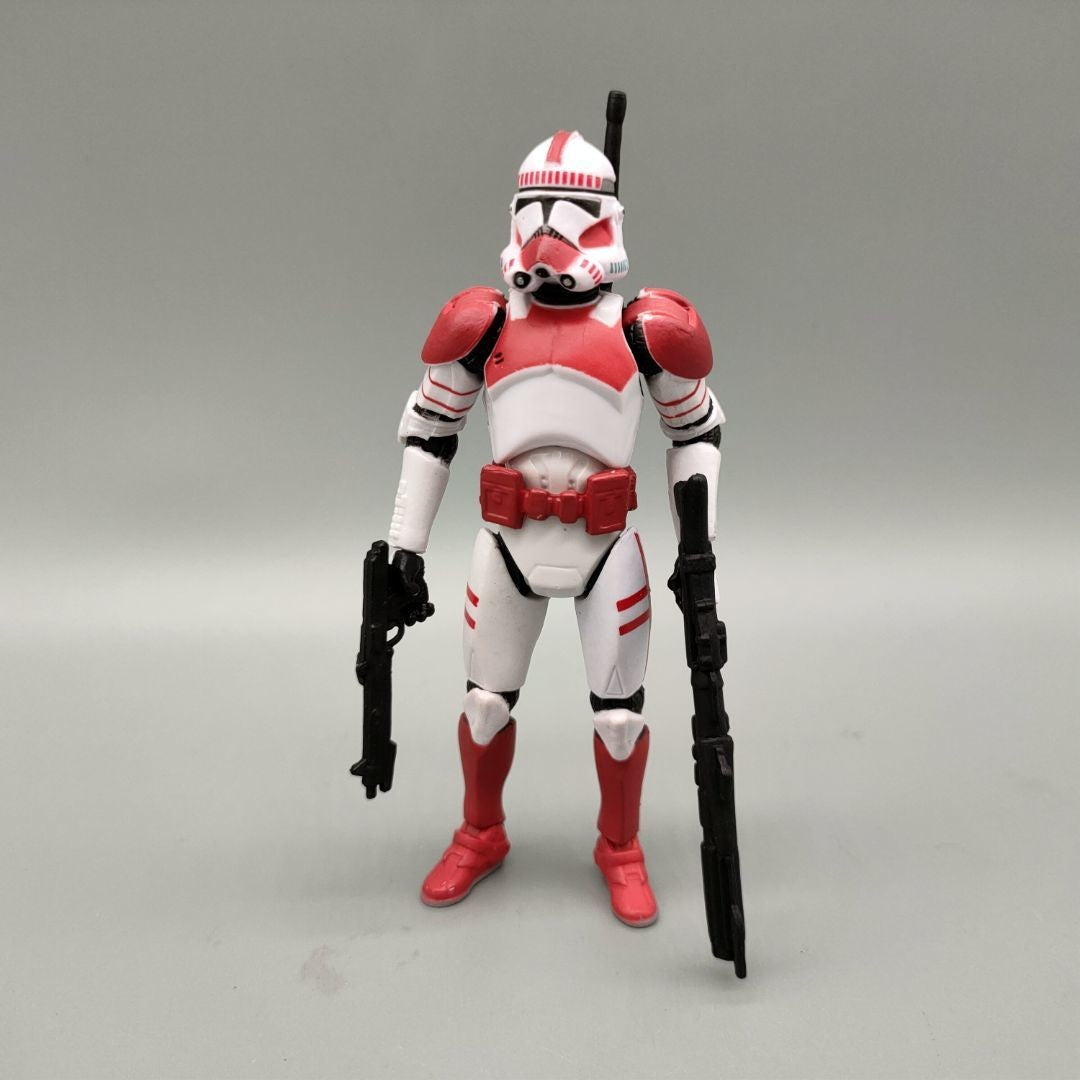 Star Wars Legacy Collection Shocker Trooper Red White Clone Trooper 3.75" Loose Action Figure