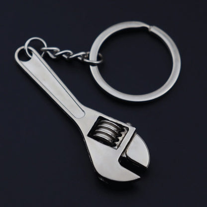 1 Chave inglesa multifuncional mini, Chave de boca mini, Ferramenta manual portátil, Chave inglesa de mandíbula, Chaveiro, Ferramenta de chave ajustável