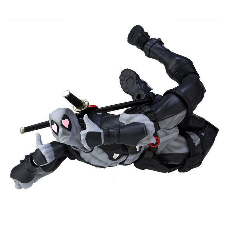 Amazing Yamaguchi Deadpool & Wolverine Boneco de Ação Colecionável PVC 16cm Mutantes X-Men Ultimate Super Herói Modelo Boneco Presente