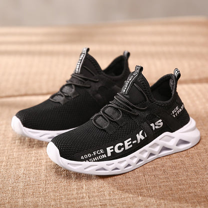 Children's School Student Running Sneakers Breathable Lightweight Soft Non-slip Leisure Comfortable Walking Shoes Boys Girls