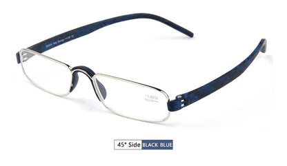 Guanhao Transparent Optical Reading Glasses Man Clear Women Presbyopia Hyperopia Reading Glasses Frame Alloy Ultralight HD View