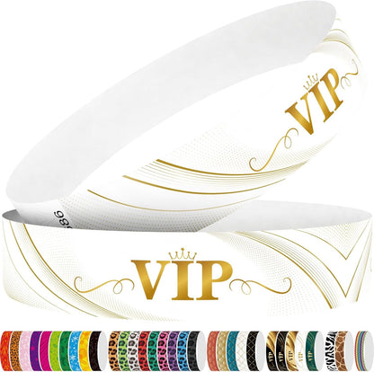 Red Flame 250pcs Tyvek Wristbands Colored Paper Event Wrist Bands Party Games Competitions Guest Gifts