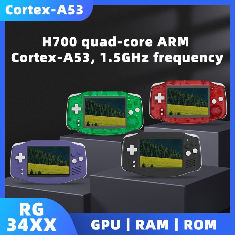 Anbernic RG34XX Handheld Game Console 3.4 Inch IPS Screen 720*480 Linux System HDMI Compatible 3500mAh Video Gaming Device