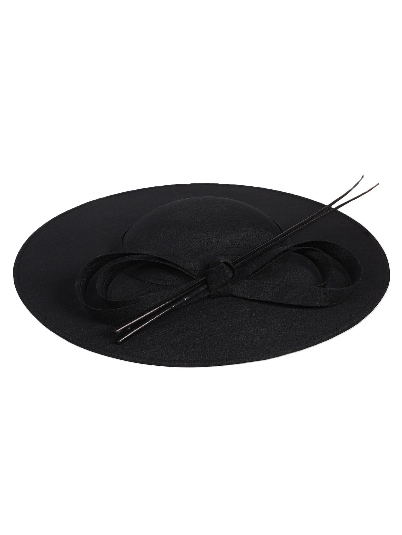 Sinamay Weddings Fascinators Hats For Women Ladies Large Big Brim Cocktail Church Tea Party Dress Fedoras Hat With Bow Feather