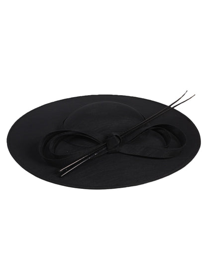 Sinamay Weddings Fascinators Hats For Women Ladies Large Big Brim Cocktail Church Tea Party Dress Fedoras Hat With Bow Feather