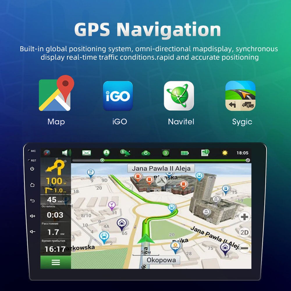 Rádio automotivo Podofo 2 Din Android Multimídia Vídeo Player para Toyota Corolla 2009-2013 Navegação GPS 2din Carplay Auto Estéreo