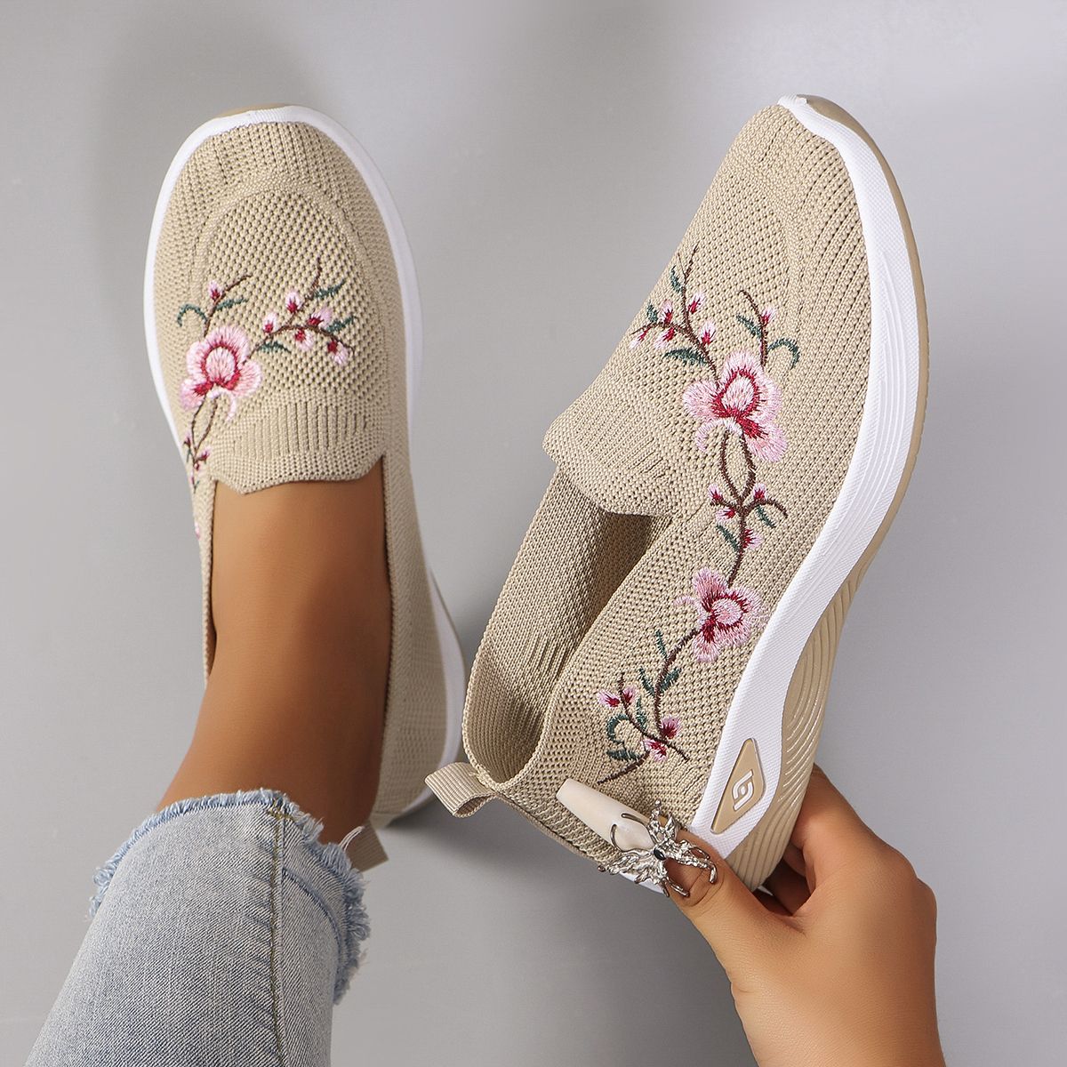 Women's summer breathable mesh flat shoes women's shoes casual sneakers shoes, clearance free shipping