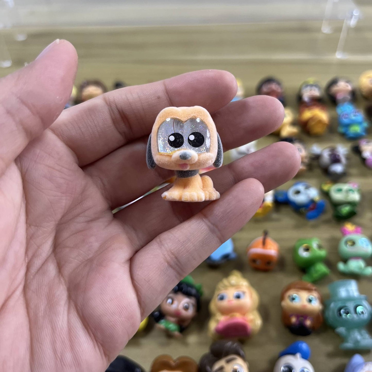Anime Disney Doorables Kawaii Boneca Olhos Grandes Mickey Buzz Lightyear Bonecos de Ação Modelo Brinquedo Colecionável Desenho Animado Presentes Infantis