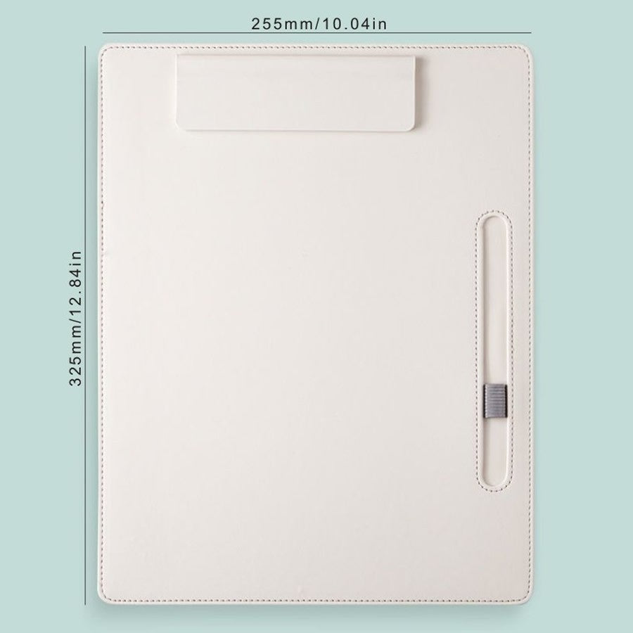 A4 leather writing clip, business folder, data book, office storage menu clip, contract book clip, music score clip