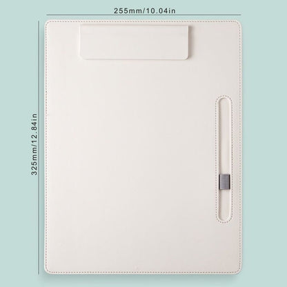 A4 leather writing clip, business folder, data book, office storage menu clip, contract book clip, music score clip