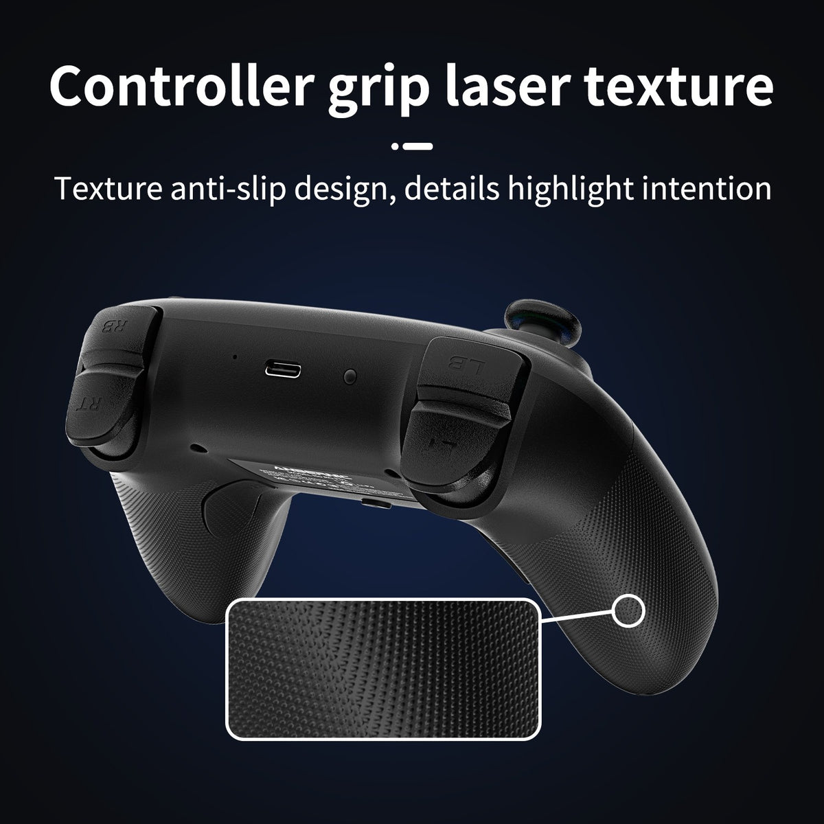 ANBERNIC RG P01 Retro Games Controller Wired/Wireless Bluetooth RGB Hall Effect Joystick XBOX Gamepad for PC Android IOS Steam