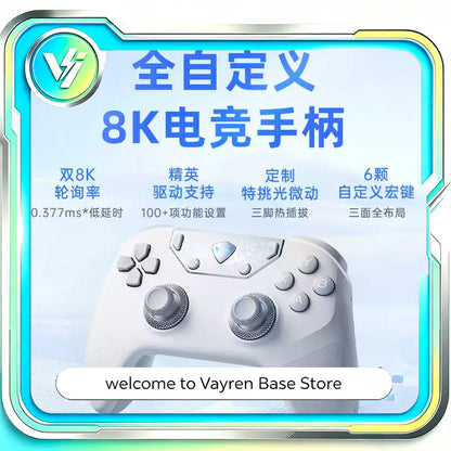 Machenike F1 Wireless Game Controller 3?Mode Dual 8K Hot?Swap Custom Body?Sense Micro Switch for PC Mobile Gaming Desktop Setup
