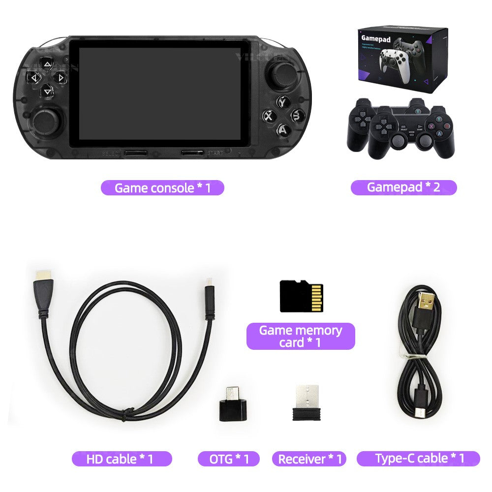 VILCORN SF3000 HD Handheld Game Console for PS1 MAME Retro Emulator 4.5 inch FHD Portable Gaming Machine Christmas Gift