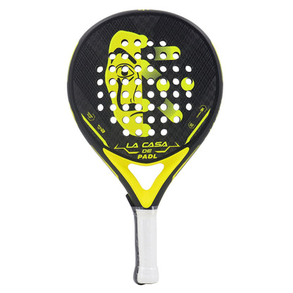 Raquetes de Padel de Carbono Profissionais 3K/12K para Homens, Superfície Áspera com Núcleo de Espuma de Memória Macia em EVA para Treinamento