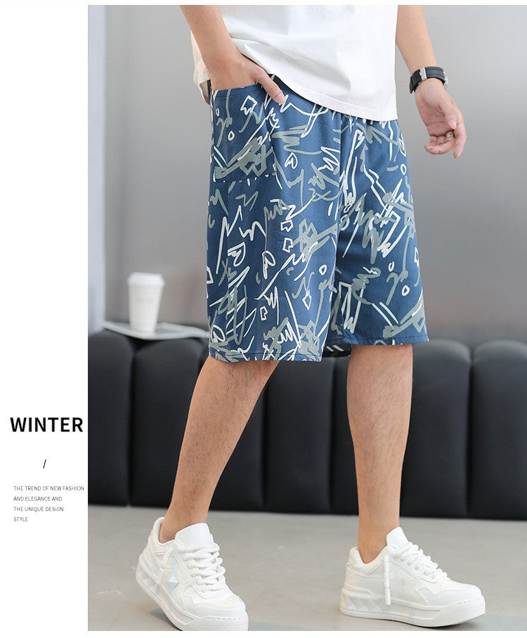 Summer Men Fashion Shorts Clothing Boys Kids Casual Hawaii Vacation Shorts Male Stylish Beach Shorts Big Boys Sleepwear Shorts