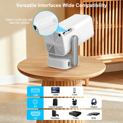Projetor ThundeaL 4K Full HD TD80 Pro Android WiFi 3D Alto-falante de 8W Home Theater TD80Pro Projetor Portátil Mini PK TD80W