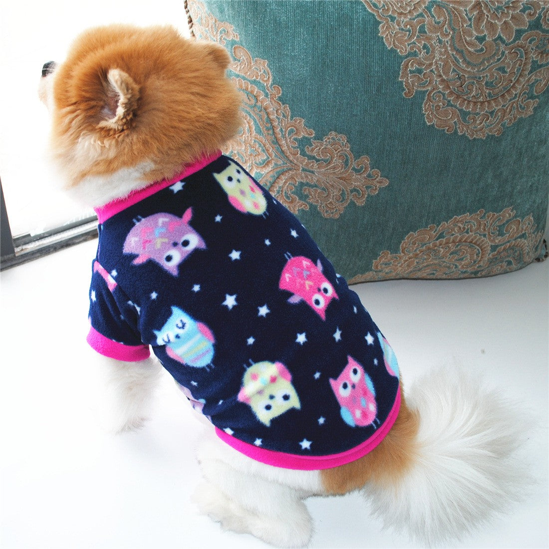 Roupas de Inverno para Cães de Estimação Chihuahua Casaco de Cachorro Filhote de Cachorro Roupas de Lã para Pug Teddy Estampadas Casacos Jaquetas Roupas Quentes para Animais de Estimação ????