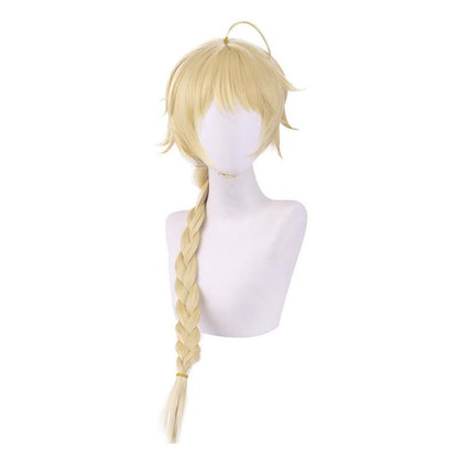 Genshin Impact Aether Lumine Cosplay Wig Pre Styled Role Play Props Heat Resistant Kong Ying Sora Hotaru Cosplay Wig