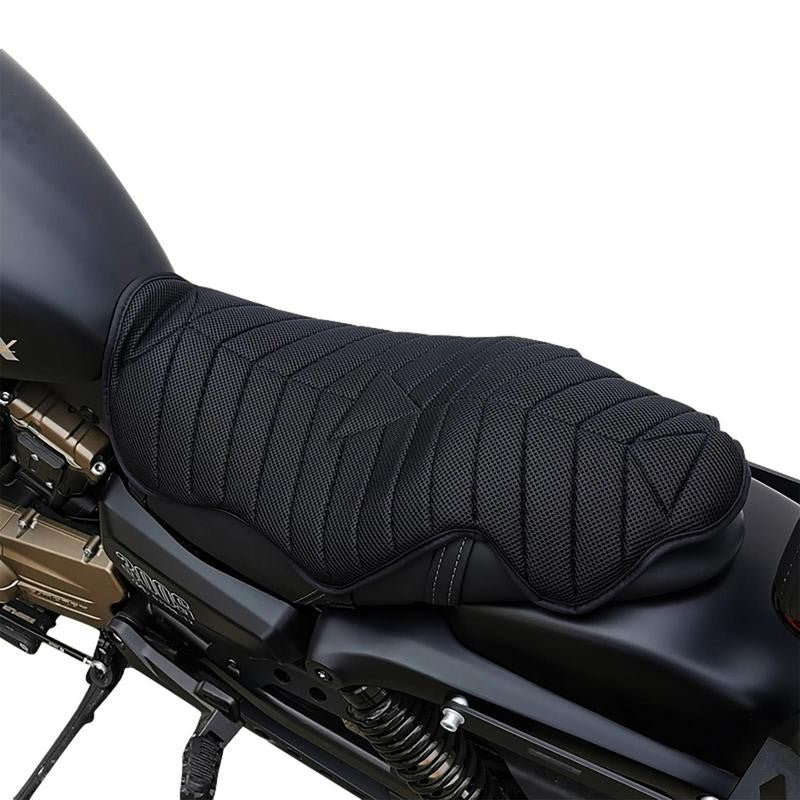 Almofada de Assento de Moto Protetor Solar Almofada de Assento Duplo de Moto Andar Impermeável Respirável Almofada de Ar Acessório de Moto