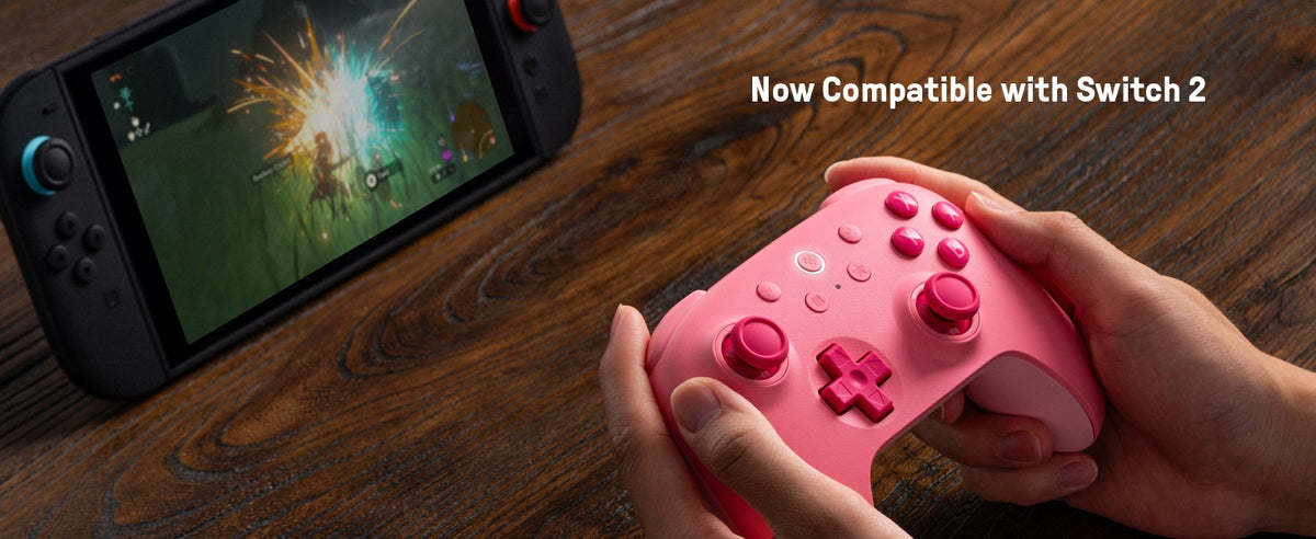 8BitDo Ultimate 2C Bluetooth Controller for Switch 2 Wireless Gamepad with Hall Effect Joystock for Nintendo Switch,OLED Console