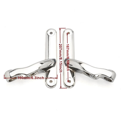 Suportes para Faróis Auxiliares de Neblina com Sinaleira para Harley Auxiliary lamps Street Glide FLHX Electra Glide 06-23